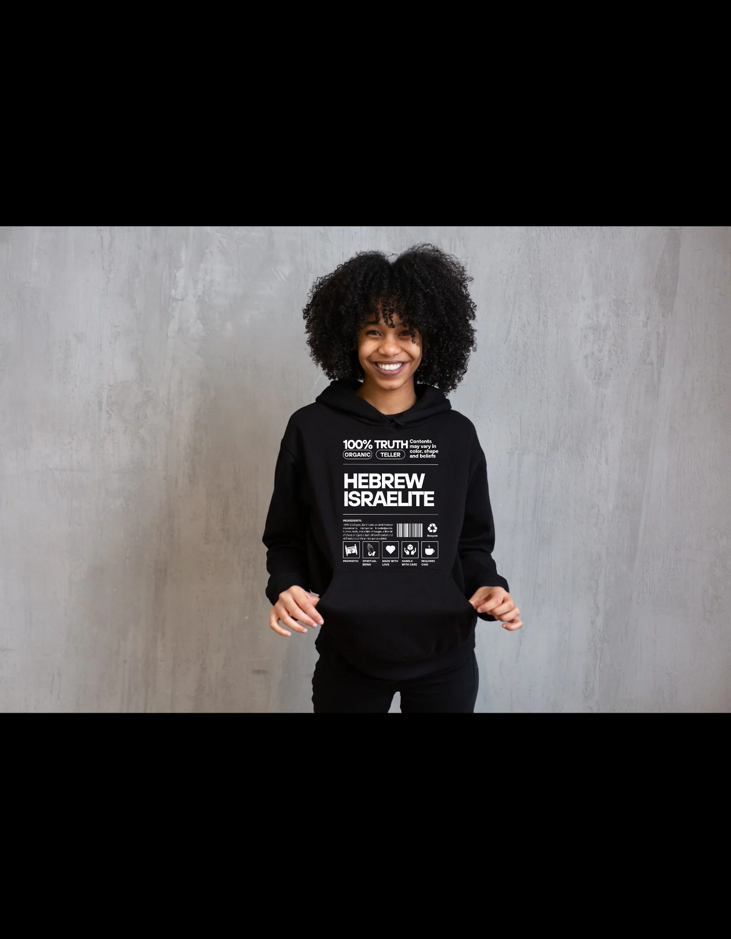100% Organic Hebrew Israelite (Hoodie)